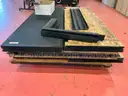 Weightlifting Platform, Disassembled With Parts &#x26; Accessories