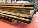 Weightlifting Platform, Disassembled With Parts &#x26; Accessories
