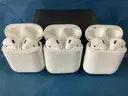 10 - Apple Airpods, 1st Gen With Charging Cases, Model A1602