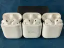 10 - Apple Airpods, 1st Gen With Charging Cases, Model A1602