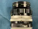 Nikon Nikkormat EL Film Camera With Nikkor-O Lens, Nikon PK-13 Lens, Nikon HS-9 Lens &#x26; Bauer E 200 Autoblitz Flash