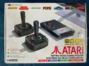 Lot of Gaming Items: Atari Retro Video Game Console With Box &#x26; Other Gaming Accessories