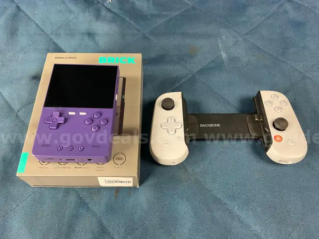 2 - Gaming Items: Backbone BB-51 Controller Accessory &#x26; Trimui Brick TG3040 Portable Handheld Gaming Console