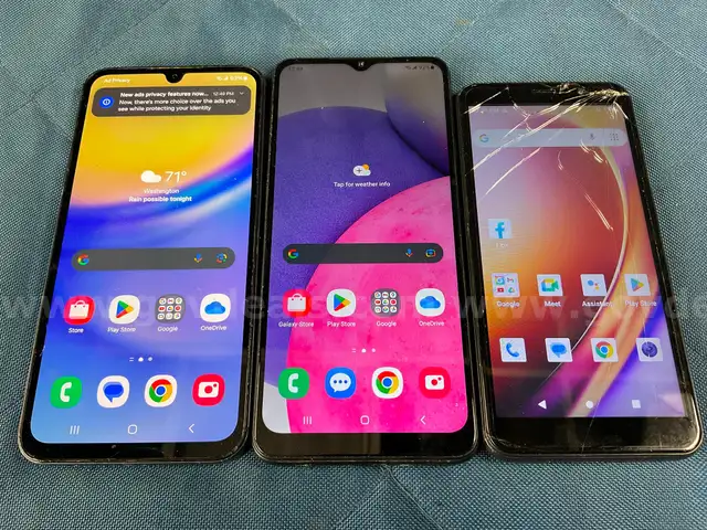 3 - Cell Phones (Unlocked): Tepin HPPL63A, Samsung Galaxy A03s SM-A037U &#x26; Samsung Galaxy A15 5G SM-A156U 64gb