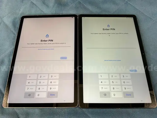 2 - Samsung Tablets (User Locked): Galaxy Tab A9+ With Case &#x26; Galaxy Tab S10 FE