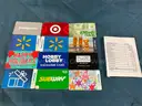 Lot of Retail Store &#x26; Restaurant Gift Cards, Total Balance $341.01