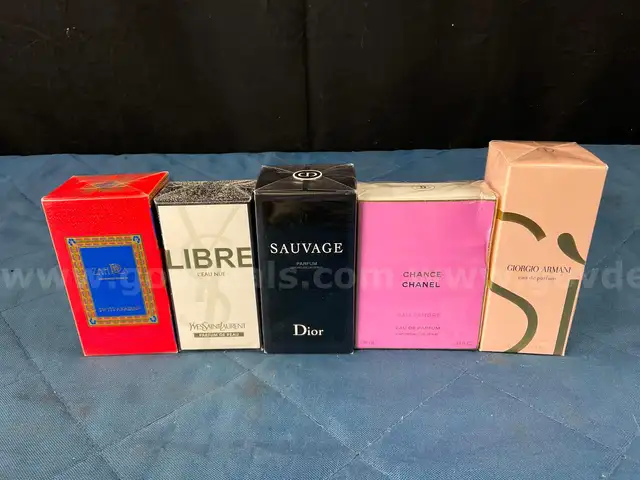 5 - Brand New Boxes of Perfume/Cologne