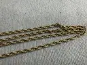 Fashion Necklace, 15&#x22;, 11.06 Grams (Possible Gold Coating)
