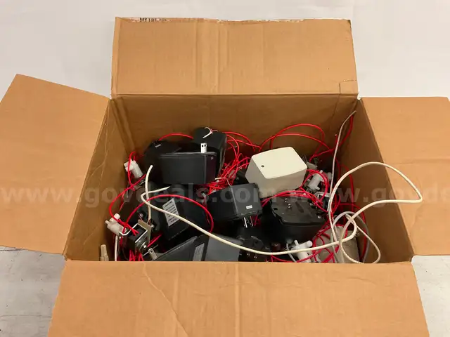Lot of Plug In Transformers &#x26; Solenoid Air Valves, Model AL-170