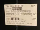 Herman Miller Standard Pull Freestanding Lateral 2 Drawer Filing Cabinet, 30&#x22;x28&#x22;x20&#x22;