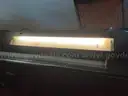 Krug Office Desk Disassembled With Wall Cabinet, Lights Power On