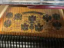 Steinway &#x26; Sons Piano With Cover, Wheels &#x26; Bench, 78&#x22;x58&#x22;x36&#x22;