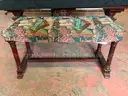 Steinway &#x26; Sons Piano With Cover, Wheels &#x26; Bench, 78&#x22;x58&#x22;x36&#x22;