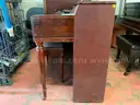 Worlitzer Piano With Bench, 56&#x22;x25&#x22;x37&#x22;