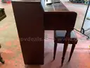 Worlitzer Piano With Bench, 56&#x22;x25&#x22;x37&#x22;