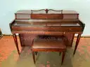 Worlitzer Piano With Bench, 56&#x22;x25&#x22;x37&#x22;