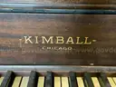 Kimball Piano With Bench, 67&#x22;x56&#x22;x38&#x22;