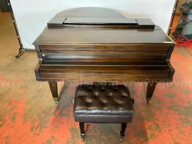 Kimball Piano With Bench, 67&#x22;x56&#x22;x38&#x22;