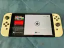 Nintendo OLED Switch Handheld Gaming Console With Case, Accessories &#x26; Game, Model HEG-001