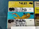Lot of VISA/AMEX/MC Gift Cards, Total Balance $316.07