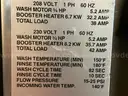 Jackson JP-24B/JP-24BF Commercial Undercounter Dishwasher