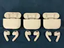 3 - Apple AirPods Gen 3 with MagSafe Charging Case Model A2566, All Power On