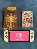 Nintendo OLED Switch Handheld Gaming Console With Case and Super Mario Party Game, Model: HEG-001, Powers On