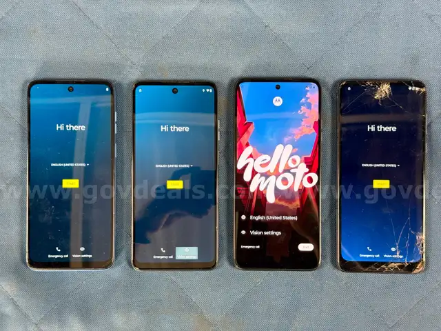 4 - Motorola Cellphones (User Locked)