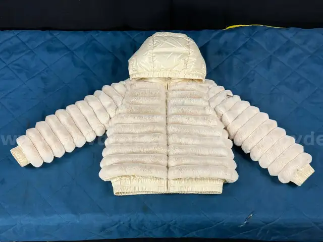 Fashion Jacket Labeled Moncler, Size 8 (Blue Stain)