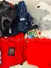 Box of New Clothing With Tags, Sizes &#x26; Brands Vary