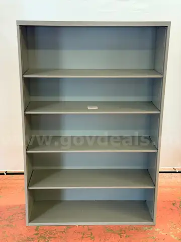 Metal Bookshelf (D) 14&#x22; x (W) 42&#x22; x (H) 63.5 &#x22;