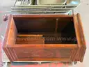 9 - Metal/Plastic Folding Chairs and Wooden Podium