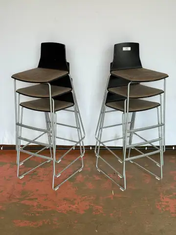 6 - Coalesse By Steelcase Bar Stools, Models: COSFZST