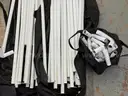 Large Canopy Frame with Canopy Attachments and Storage Bags