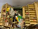 Lot of Misc. Helmets, Fishing Equipment and Camping Goods