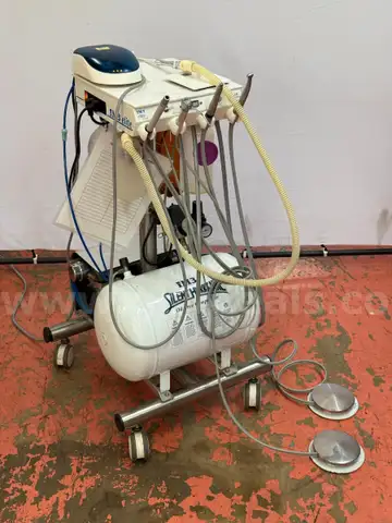 iM3 Veterinary Elite Dental Unit with Oil Free Compressor (Powers On, Working Condition Unknown)
