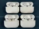 4 - Apple AirPods Pro Gen 2 with MagSafe Charging Cases (Lightning) Models: A2700, All Power On