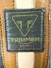 Triumph Braddan Air Race Green Leather Motorcycle Jacket, Size: XL, Model: MLES2337