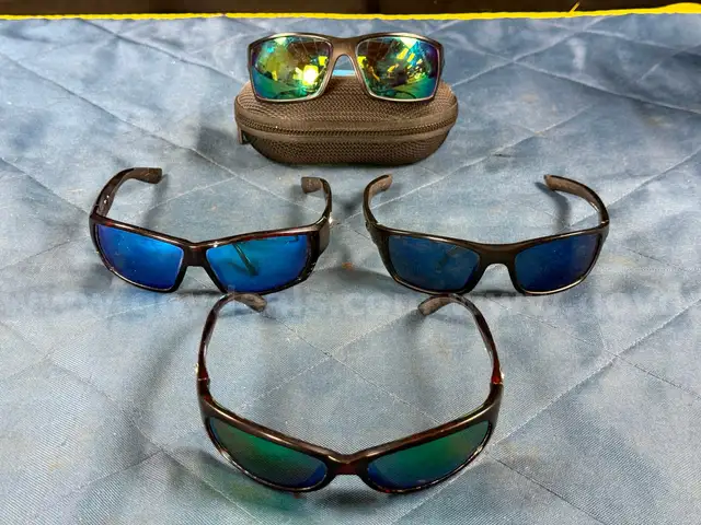 4 - Fashion Sunglasses Labeled as Costa (1 - With Case)