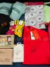 Box of New Clothing and Misc. Items with Tags