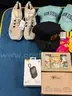 Box of New Clothing and Misc. Items with Tags