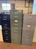6 - File/Storage Cabinets, Sizes Vary (All Unlocked)