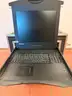 Wilson Case Sound System Box with Misc. Audio Equipment, Raritan Screen/Keyboard, Cords and Accessories (Unable To Test)