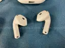 2 - Apple AirPods Gen 4 with Wireless Charging Cases, Model: A3058 (Both Power On)