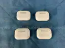 4 - Apple AirPods Pro Gen 1 with MagSafe Charging Cases, Models: A2190 (All Power On)