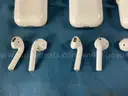 8 - Apple Airpods, 1st Gen With Charging Cases, Models: A1602