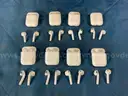 8 - Apple Airpods, 1st Gen With Charging Cases, Models: A1602