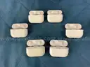 6 - EMPTY Apple Airpod Charging Cases, Models: A2190 (Untested)