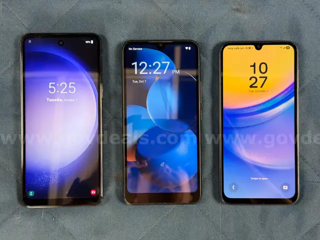 3 - Cellphones (Unlocked): 1 - Samsung, 1 - Mito, and 1 - Vortex (All Power On)