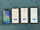 4 - Cellphones (User Locked): 3 - Samsung and 1 - Apple (All Power On)